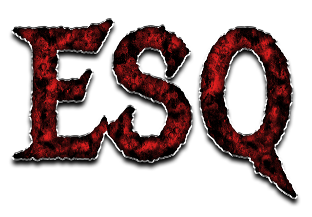 ESQ logo black and red Chris